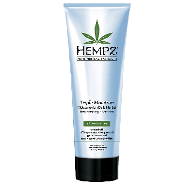 Шампунь увлажняющий для сухих волос Hempz Pure Herbal Triple Moisture Replenishing Shampoo 265 мл.