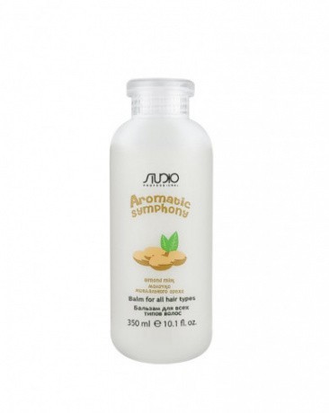 Бальзам для всех типов волос "Молочко миндального ореха" - Kapous Studio Professional Aromatic Symphony Balm Almond Milk 350 мл