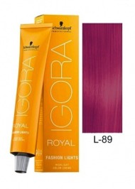 Красный фиолетовый - Schwarzkopf Igora Royal Fashion Lights L-89 60 мл Красный фиолетовый - Schwarzkopf Igora Royal Fashion Lights L-89 60 мл
