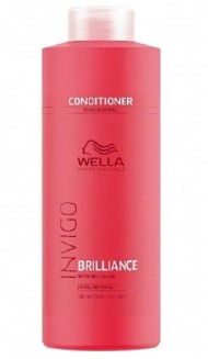 Бальзам-уход для защиты цвета тонких и нормальных волос - Wella Professional Invigo Color Brilliance Vibrant Color Conditioner for fine/normal hair 1000 мл