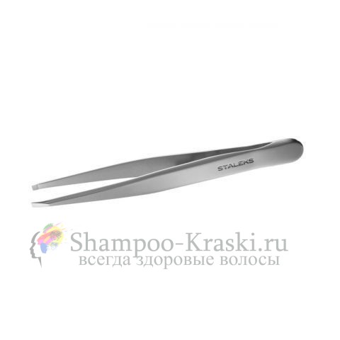 Staleks, BEAUTY and CARE 10 TYPE 2, Пинцет для бровей П-08, (узкие прямые кромки)