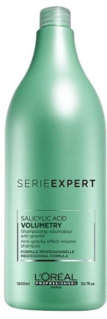 Шампунь для придания объема тонким волосам - Loreal Professionnel Volumetry Shampoo 1500 мл Шампунь для придания объема тонким волосам - Loreal Professionnel Volumetry Shampoo 1500 мл
