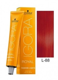Красный экстра - Schwarzkopf Igora Royal Fashion Lights L-88 60 мл Красный экстра - Schwarzkopf Igora Royal Fashion Lights L-88 60 мл