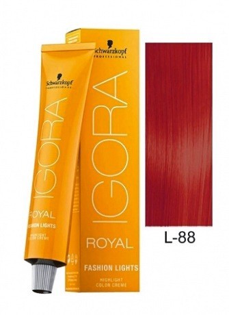 Красный экстра - Schwarzkopf Igora Royal Fashion Lights L-88 60 мл