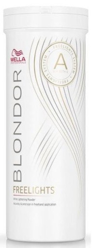 Белая обесцвечивающая пудра - Wella Professional Blondor Freelights Lightening Powder 400 мл