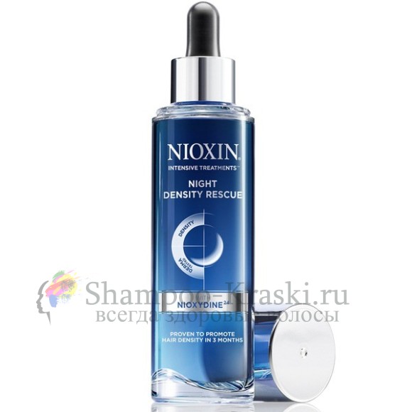 Ночная сыворотка для увеличения густоты волос - Nioxin Night Density Rescue 70 мл