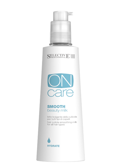 Молочко для разглаживания кутикулы всех типов волос - Selective Professional On Care Hydrate Smooth Beauty Milk 250 мл