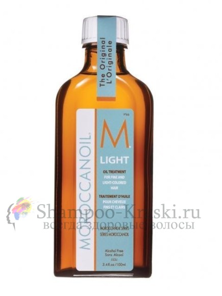Масло Восстанавливающее Для Тонких Светлых Волос - MoroccanOil Light Treatment For Blond Or Fine Hair 200 мл