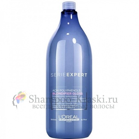 Шампунь для сияния осветленных и мелированных волос Loreal 1500 мл