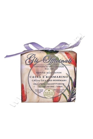 Мыло Nesti Dante Calla Lily & Rosemary Soap (Нести Данте Калла и Розмарин) 200 мл.