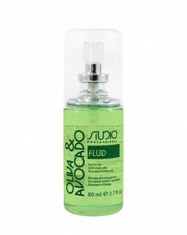 Флюид для секущихся кончиков волос с маслами авокадо и оливы - Kapous Studio Professional Oliva & Avocado Fluid 80 мл