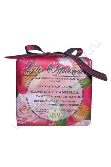 Мыло Nesti Dante Camellia & Cinnamon Soap (Нести Данте Камелия и Корица) 200 мл.