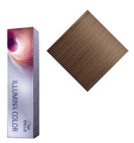 Стойкая крем-краска 6/76 Темный блонд коричнево-фиолетовый - Wella Professional Illumina Color 6/76 Dark Brown Violet Blonde 60 мл