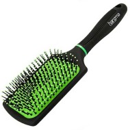Harizma Щетка Массажная ECO Большая Черно-зеленая