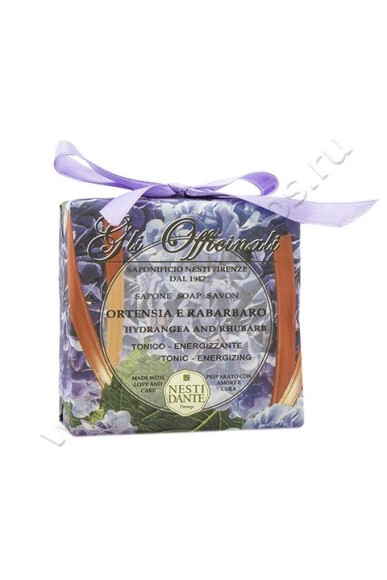 Мыло Nesti Dante Hydrangea & Rhubarb Soap (Нести Данте Гортензия и Ревень) 200 мл.