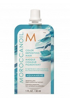 Маска тонирующая для волос AQUAMARINE - Moroccanoil Color Depositing Mask Аквамарин 30мл
