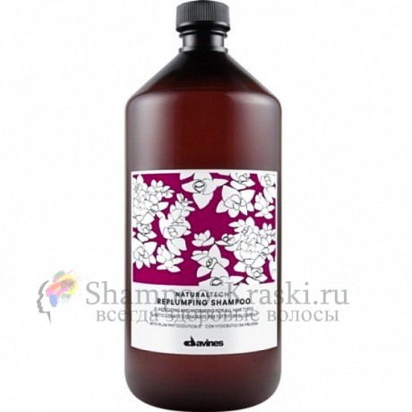 Уплотняющий шампунь - Davines New Natural Tech Replumping Shampoo 1000 мл