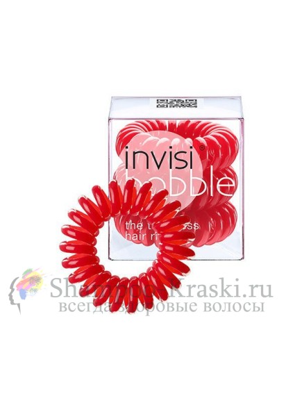 Резинка для волос красная - Invisibobble Hair ring 3шт
