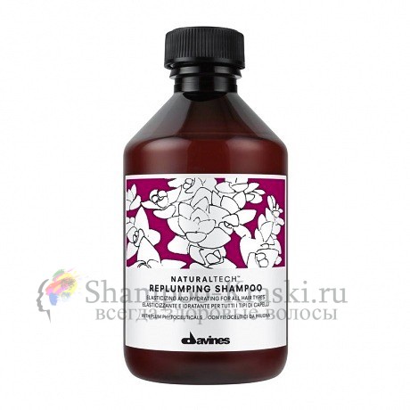Уплотняющий шампунь - Davines New Natural Tech Replumping Shampoo 250 мл