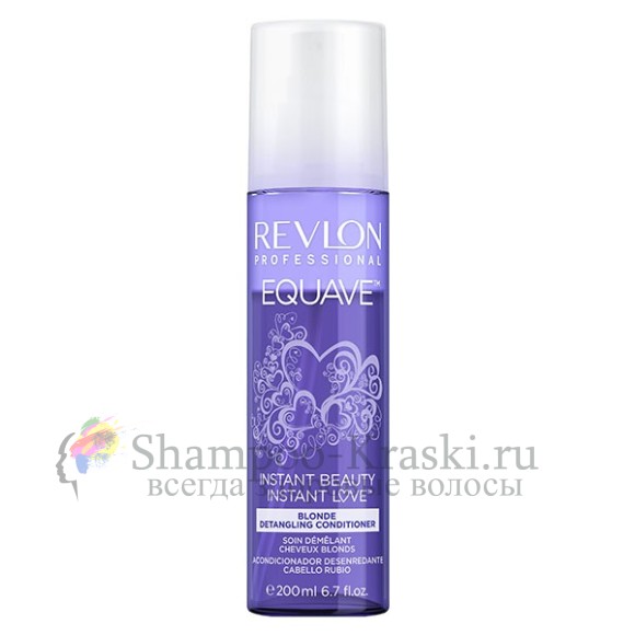 Несмываемый кондиционер для блондированных волос - Revlon Equave Instant Beauty Blonde Detangling Conditioner 200 мл