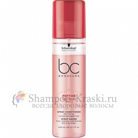 BC Repair Rescue Spray Conditioner - Спрей -кондиционер Спасительное Восстановление от Schwarzkopf Professional 200 мл BC Repair Rescue Spray Conditioner - Спрей -кондиционер Спасительное Восстановление от Schwarzkopf Professional 200 мл