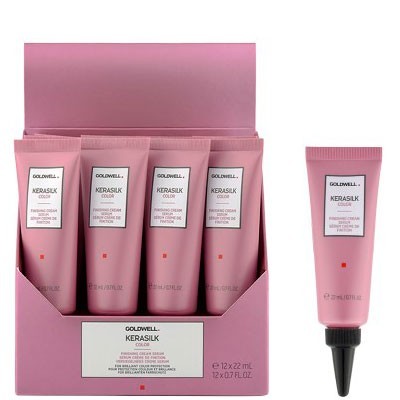 Крем-сыворотка фиксирующая для окрашенных волос - Goldwell Kerasilk Premium Color Finishing Cream Serum 12*22 мл