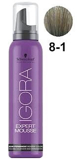 Светлый русый сандрэ - Schwarzkopf Igora Color Expert Mousse 8-1 100 m
