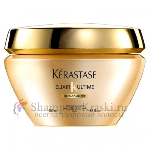Маска для красоты всех типов волос - Kerastase Elixir Ultime Beautifying Oil Masque 200 мл
