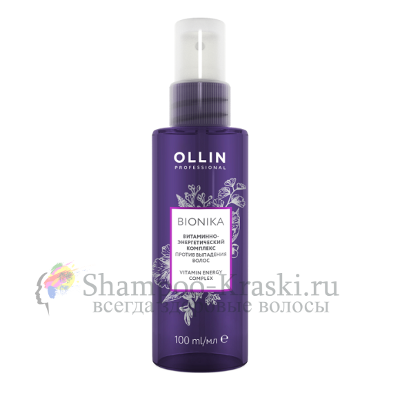 Витаминно-энергетический комплекс против выпадения волос Ollin BioNika Vitamin Energy Complex 90 мл