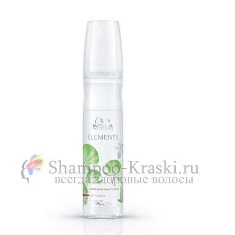 Несмываемый увлажняющий спрей (без парабенов) - Wella Professionals Elements Conditioning Leave-in Spray 150 мл