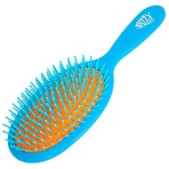 Harizma Щетка Массажная Большая Голубая/оранжевая (овальная)