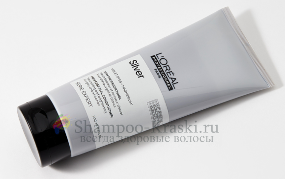 Смываемый уход кондиционер Loreal Silver 200мл