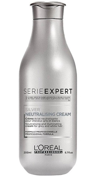 Смываемый уход кондиционер Loreal Silver 200мл
