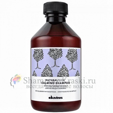 Успокаивающий шампунь для чувствительной кожи головы -Davines New Natural Tech Calming Shampoo 250 мл