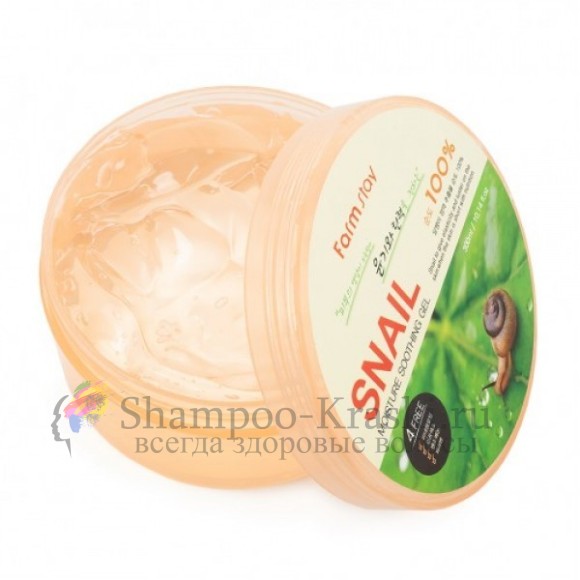 Farmstay Гель для тела многофункциональный смягчающий с муцином улитки Moisture Soothing Gel Snail 300 мл