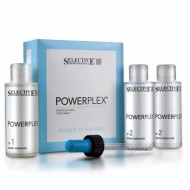 Набор для двухшаговой процедуры укрепления и восстановления волос - Selective Professional Powerplex Kit 3*100 мл