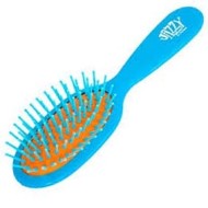 Harizma Щетка Массажная малая Голубая/оранж (овальная)