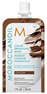 Маска тонирующая для волос Какао - Moroccanoil Color Depositing Mask Cocoa 30 мл