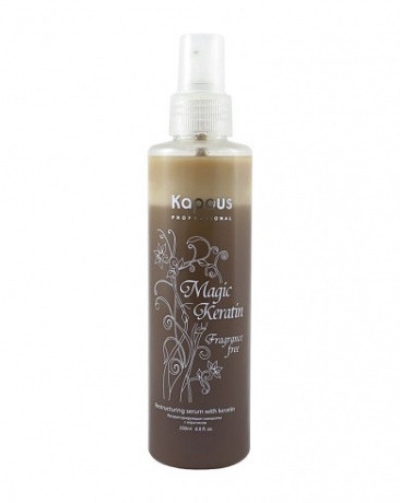 Реструктурирующая сыворотка с кератином - Kapous Fragrance Free Magic Keratin Serum 200 мл