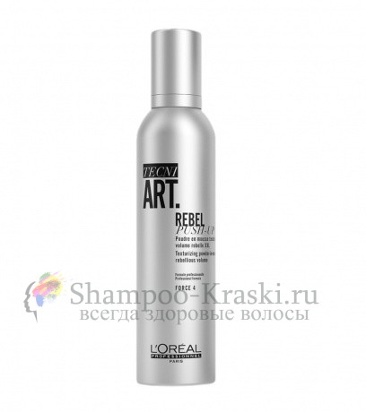Loreal Rebel Push-up - Пудровый мусс для объема волос 250 мл