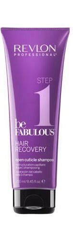Очищающий шампунь открывающий кутикулу шаг 1 - Revlon Be Fabulous Hair Recovery Step 1 Open Cuticle Shampoo 250мл