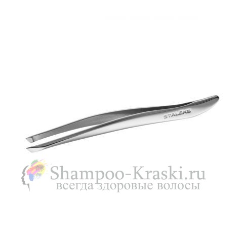Пинцет для бровей, Staleks, CLASSIC TC-13/3, (широкие скошенные кромки) П-13