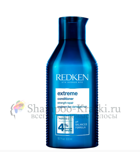 Укрепляющий кондиционер для ослабленных волос - Redken Extreme Conditioner 300 мл