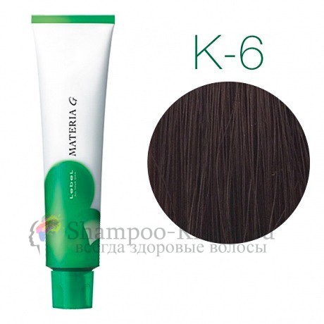 Lebel Materia Grey K-6 (тёмный блондин медный) - Перманентная краска для седых волос 120 мл