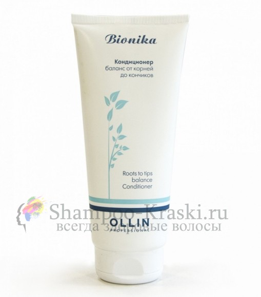 Кондиционер Баланс от корней до кончиков OLLIN BioNika Bivalent Conditioner 200 мл
