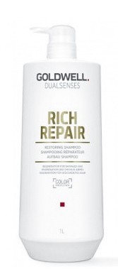 Шампунь восстанавливающий для сухих и поврежденных волос - Goldwell Dualsenses Rich Repair Shampoo 1000 мл Шампунь восстанавливающий для сухих и поврежденных волос - Goldwell Dualsenses Rich Repair Shampoo 1000 мл