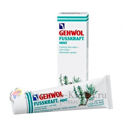 Мятный охлаждающий бальзам для ног - Gehwol Fusskraft Mint 125 мл