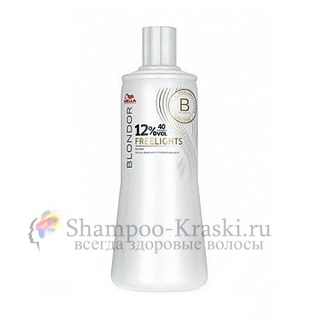 Окислитель - Wella ВLONDOR FREELIGHTS 12% 40 vol 1000 мл