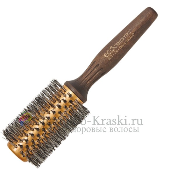 Olivia Garden ECO-SOFT Термобрашинг керамика ион нилгард/щетина 26 мм.