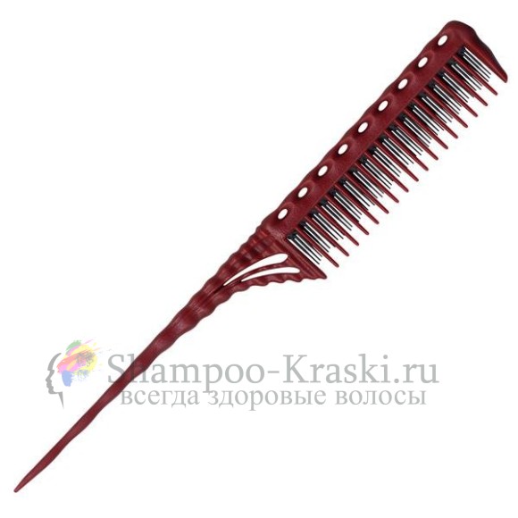Расческа для начёса Y.S.Park Professional 0571-150- red